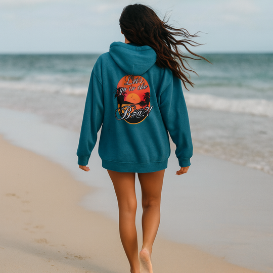 Lets Go To The Bitch Sweater, Cozy Unisex Hoodie for Students, Graduation Gift, Trendy Campus Wear, Unique College Apparel