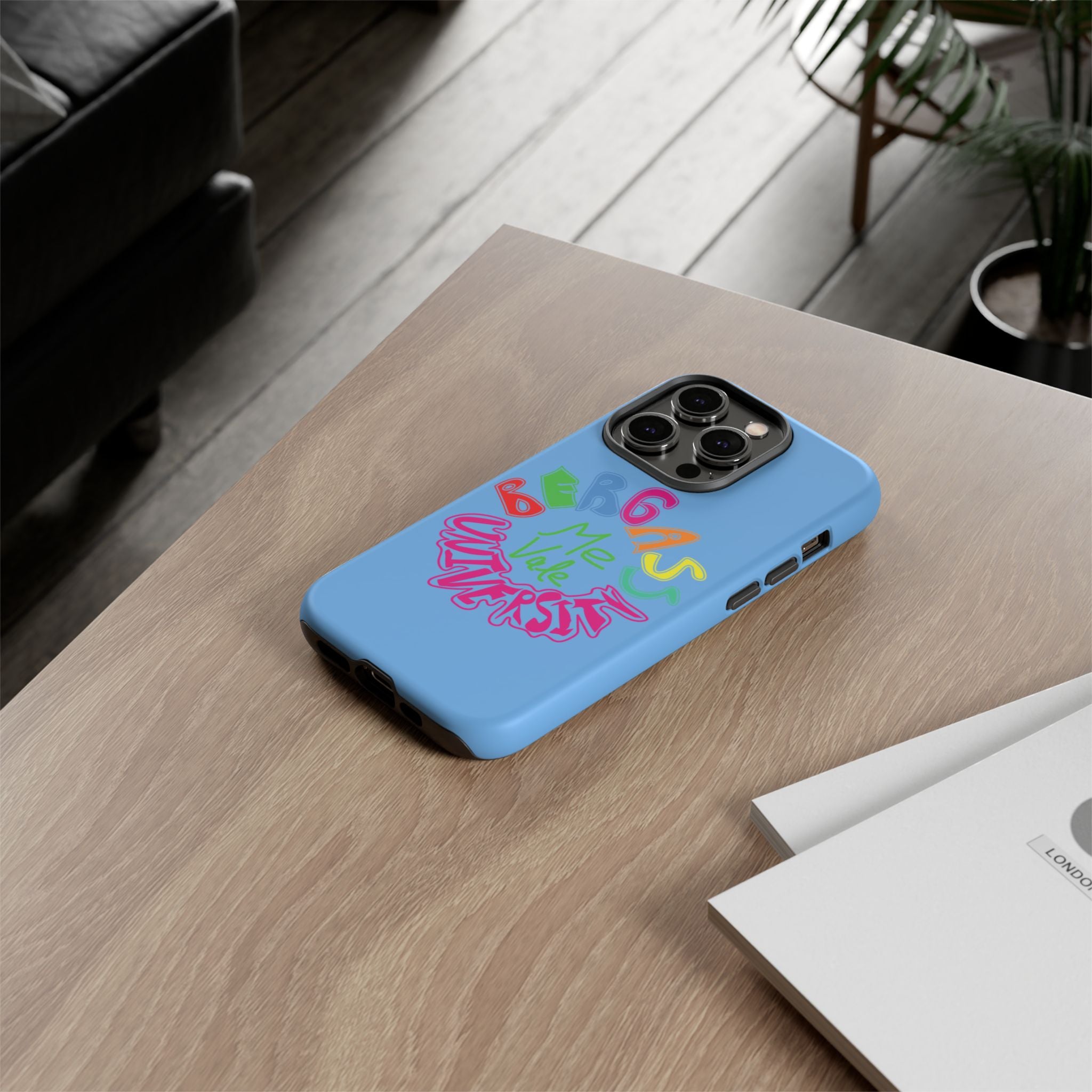 Me Vale Bergass University iphone case