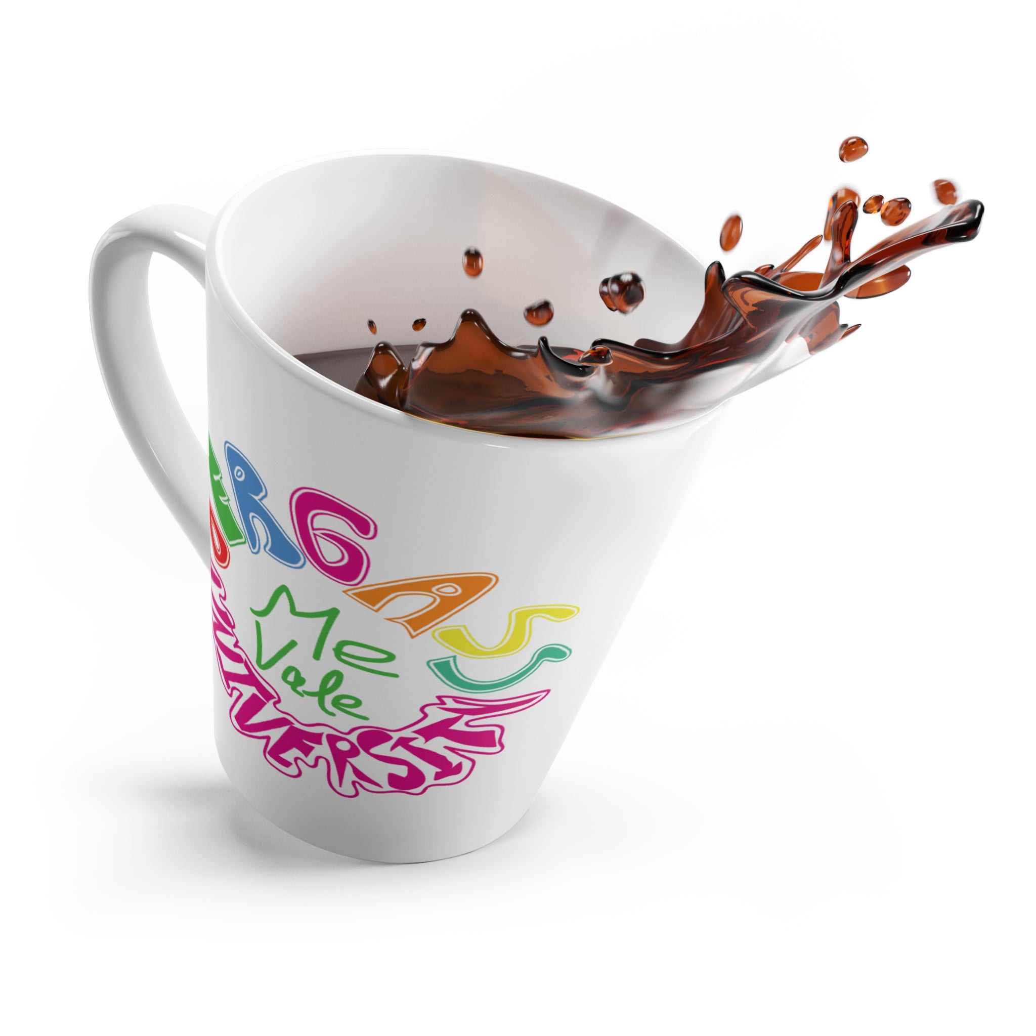 Me Vale Bergass University Latte Mug, 12 oz