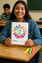Me Vale Bergass University Spiral Notebook | Student & Creative Journal