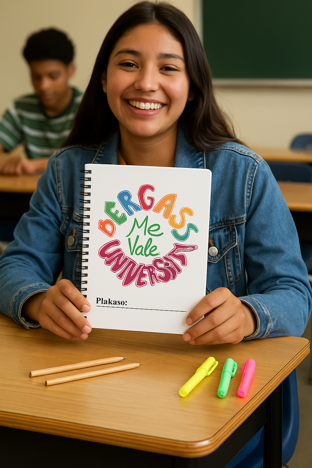 Me Vale Bergass University Spiral Notebook | Student & Creative Journal
