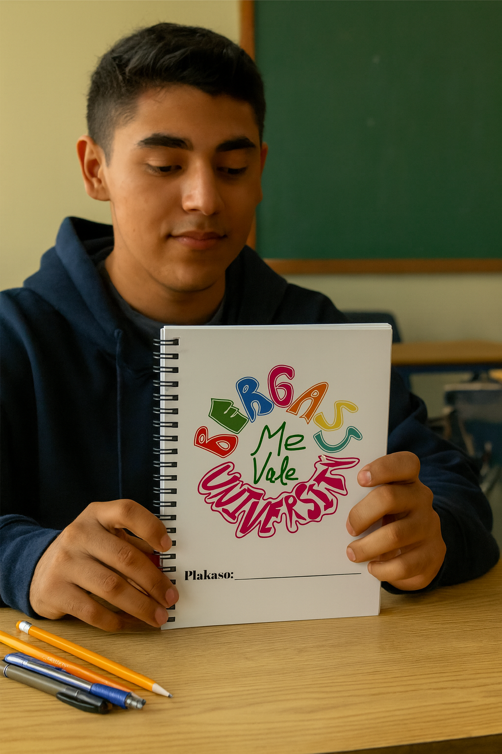 Me Vale Bergass University Spiral Notebook | Student & Creative Journal