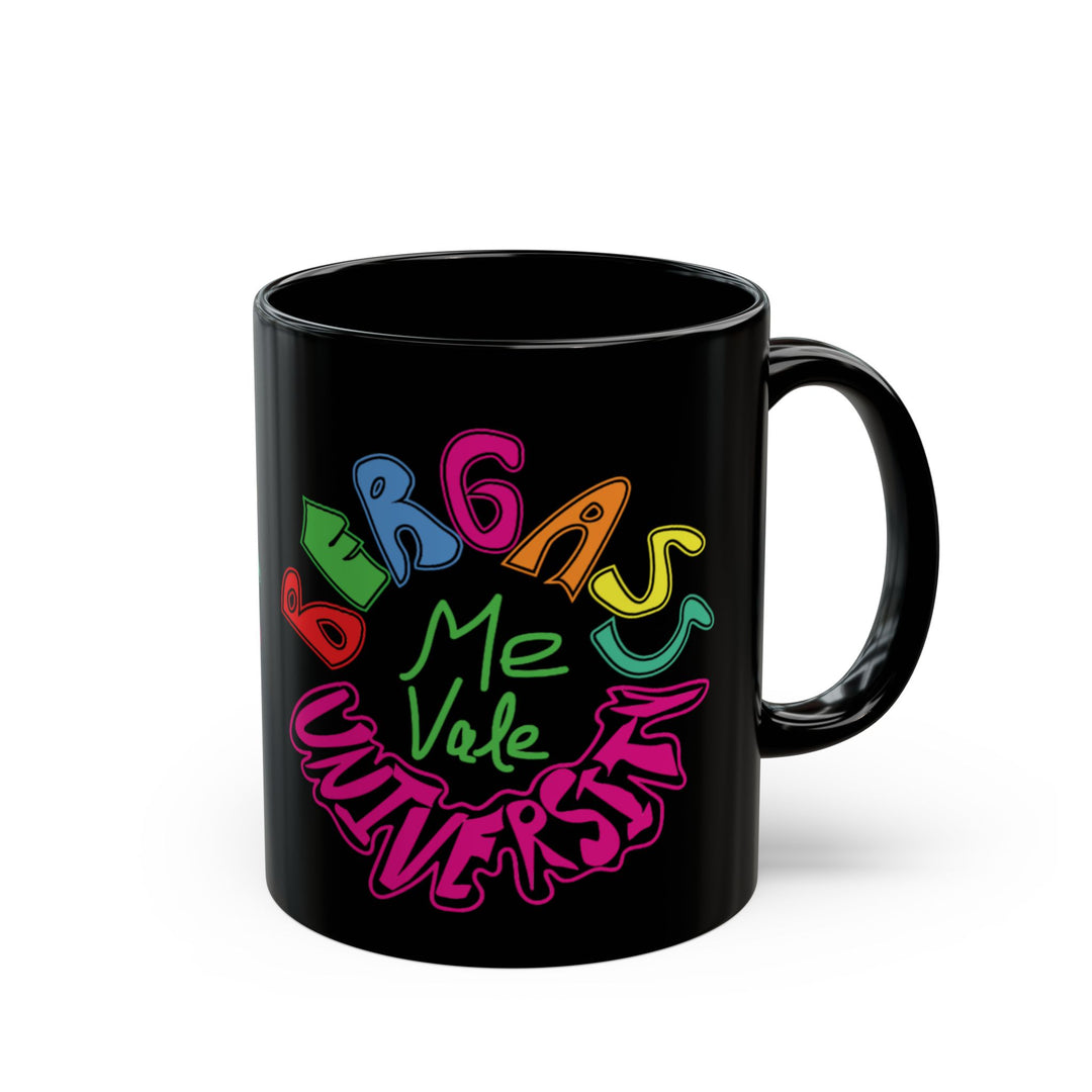 🎓 Me Vale Bergass University Black Ceramic Coffee Mug | 🇲🇽 Cultura Drinkware