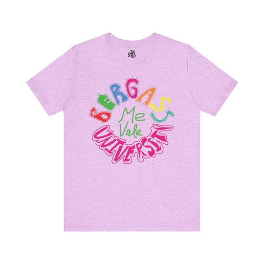 Philosophy-inspired cultural pride tee Bergass University design