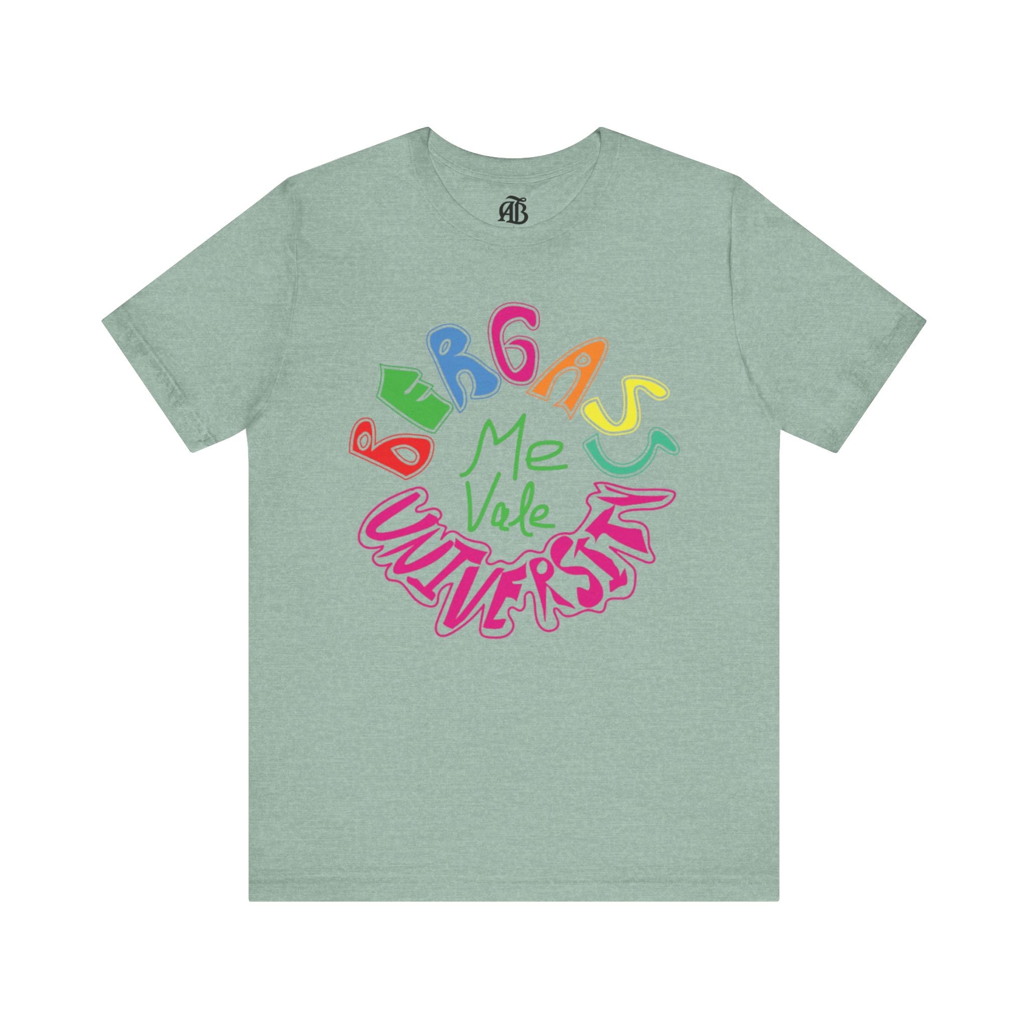 Unisex cotton tee featuring Bergass University streetwear design