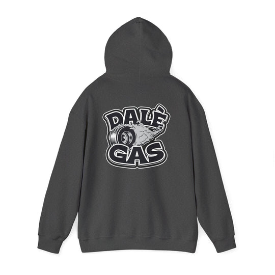 Gift hoodie for gearheads and racing enthusiasts Dalè Gas design