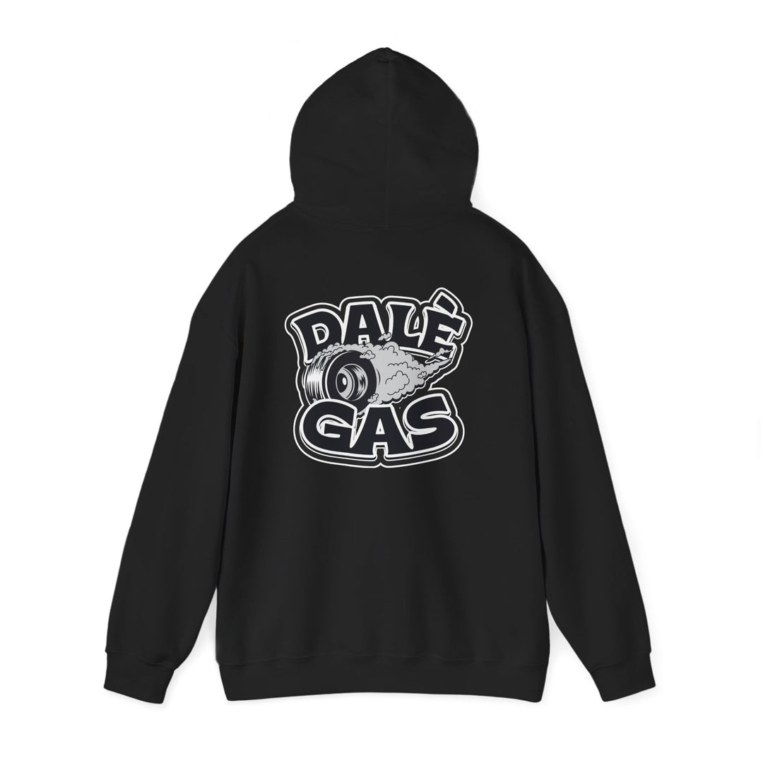 Bold streetwear hoodie with Dalè Gas cultural pride lettering
