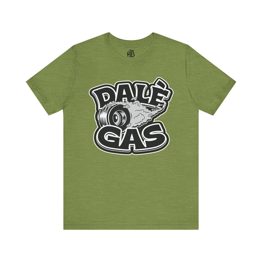 Bold racing slogan tee Dalè Gas perfect for cruising and streetwear