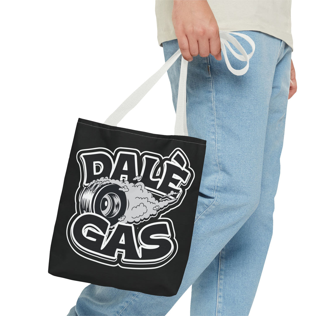 Versatile Dalè Gas Black Tote Bag for shopping, gym, and travel
