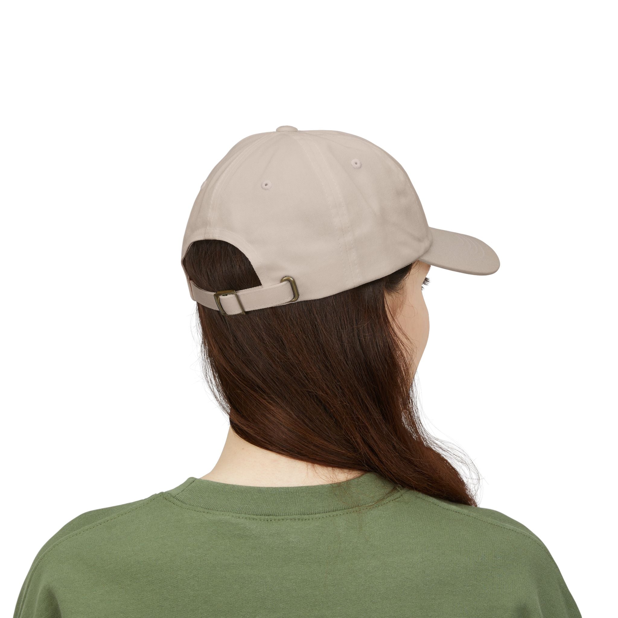 Lets go to the bitch hat, stone, Lifestyle shot of Let’s Go to the B#@! Hat styled for summer casual wear