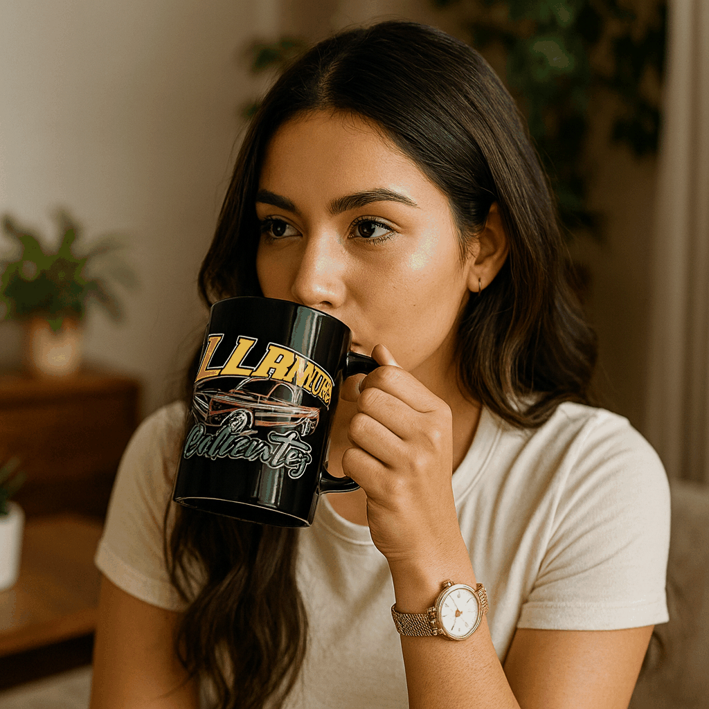 Llantas Calientes Black Mug