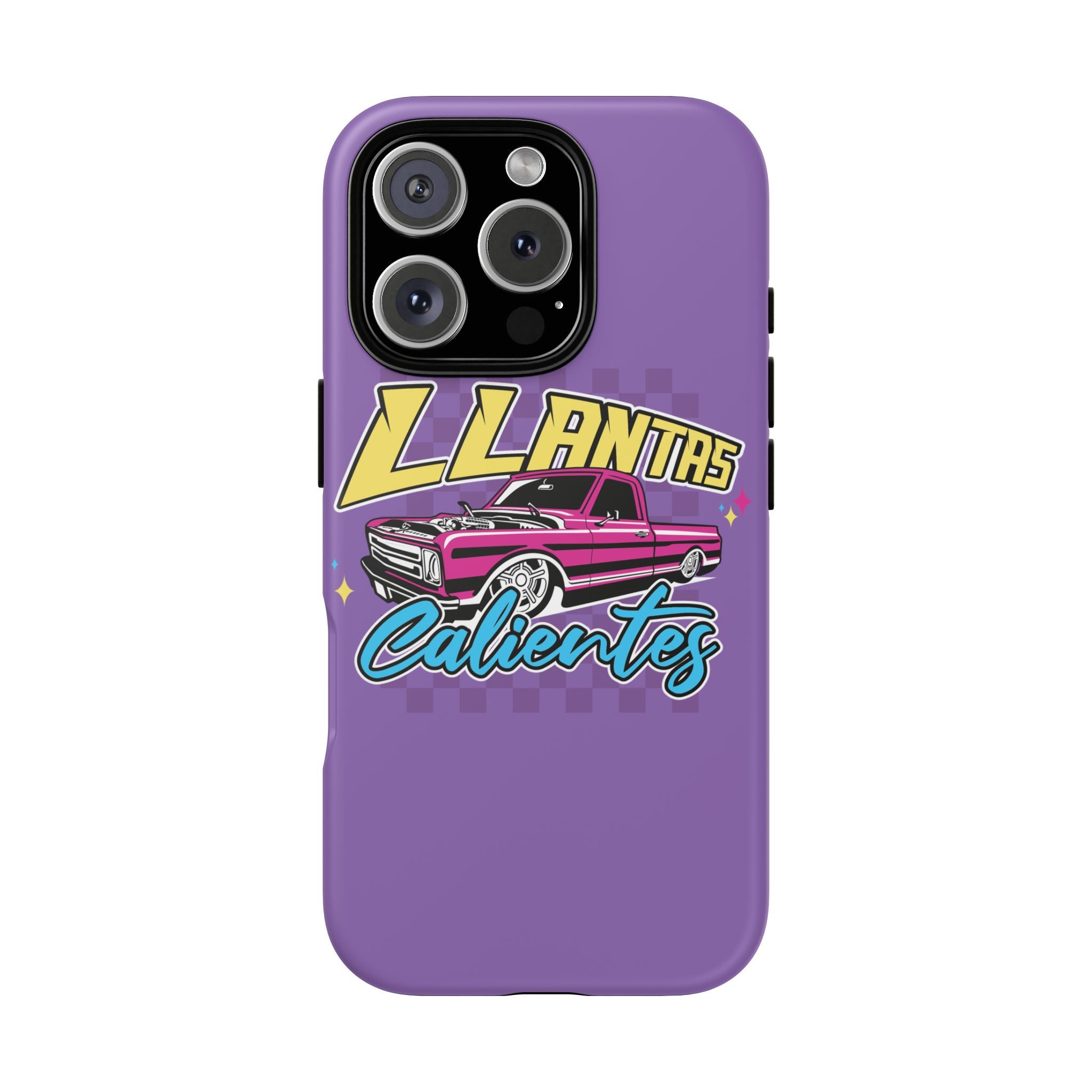 Protective glossy purple phone case for iphone