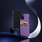 Durable iPhone case with Paisaland retro design