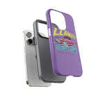 Trendy phone accessory with vibrant Llantas Calientes artwork
