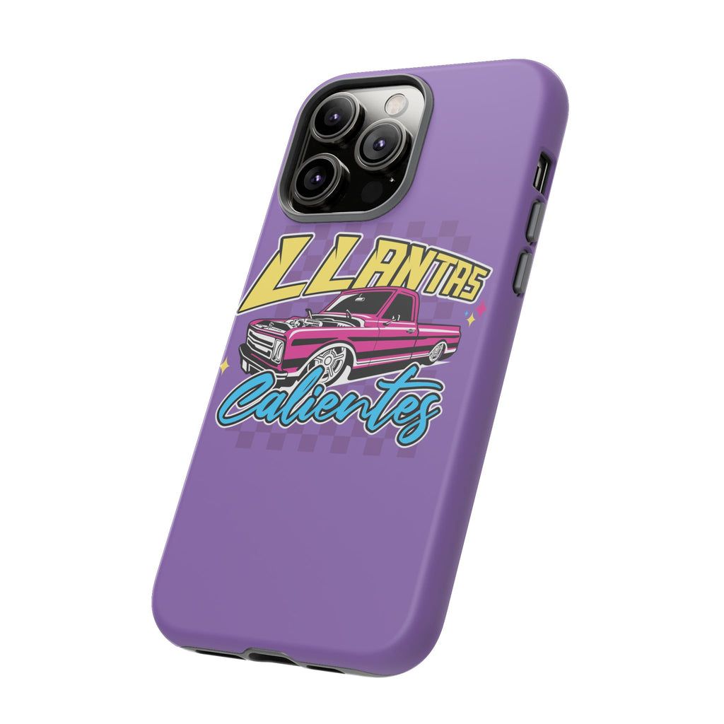 Retro car culture iPhone case with vibrant truck artwork