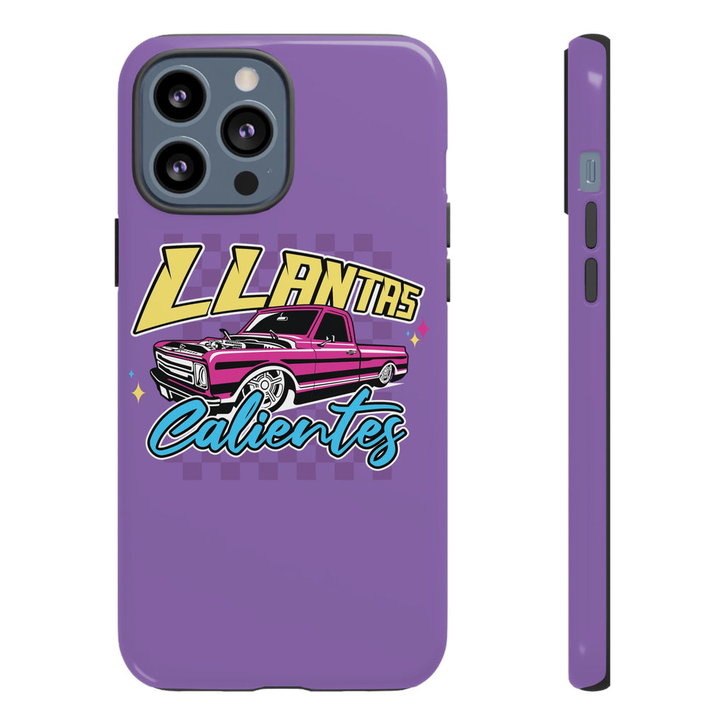Retro car culture iPhone case with vibrant truck artwork