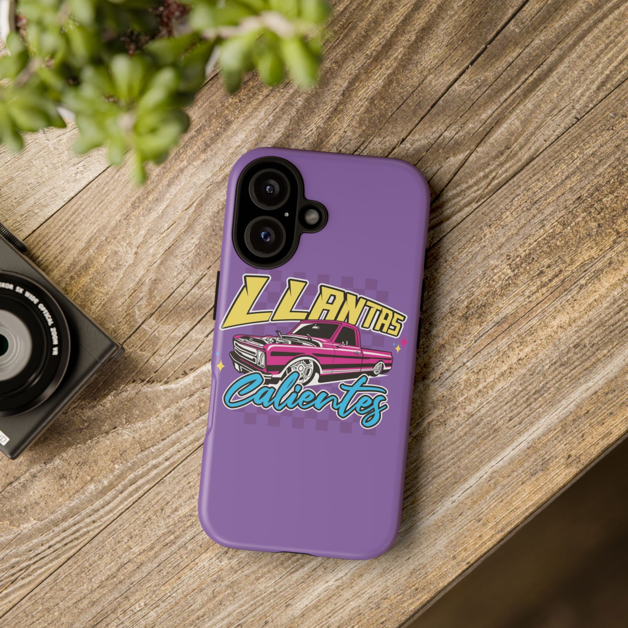 Unique Paisaland inspired iPhone accessory with retro lowrider design