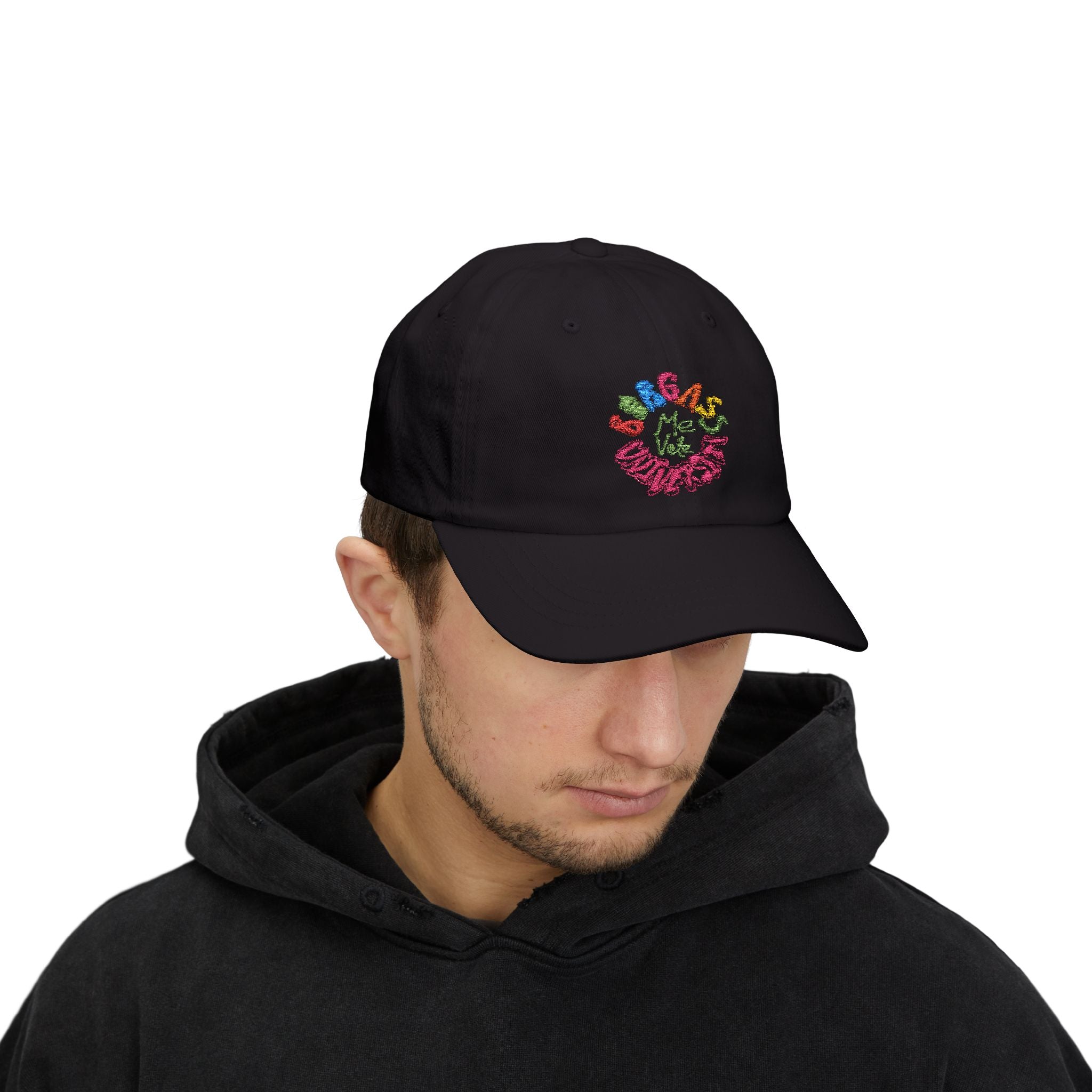 Trendy embroidered baseball cap for casual everyday outfits