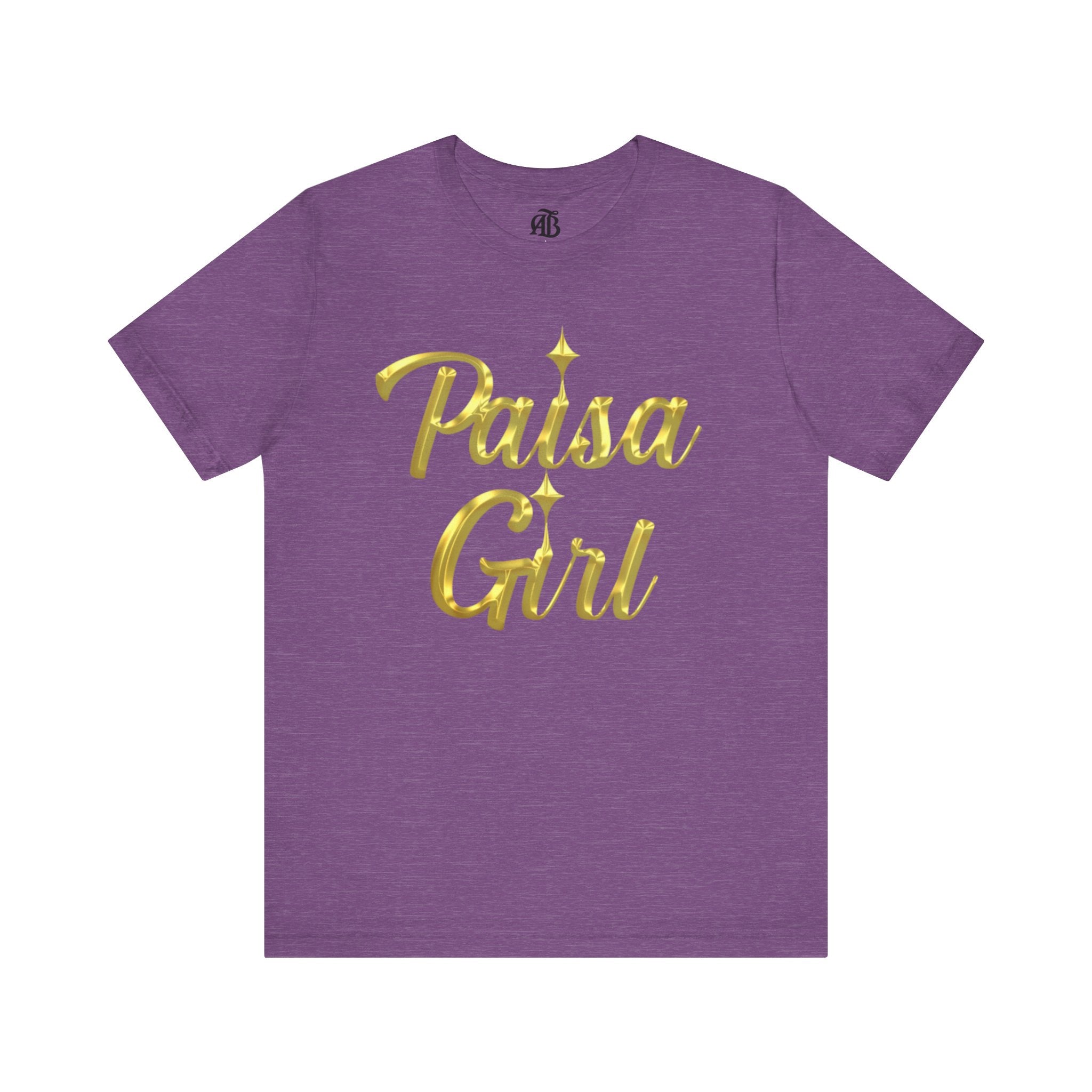 Latina cultural pride t-shirt with Paisa Girl slogan in bold lettering