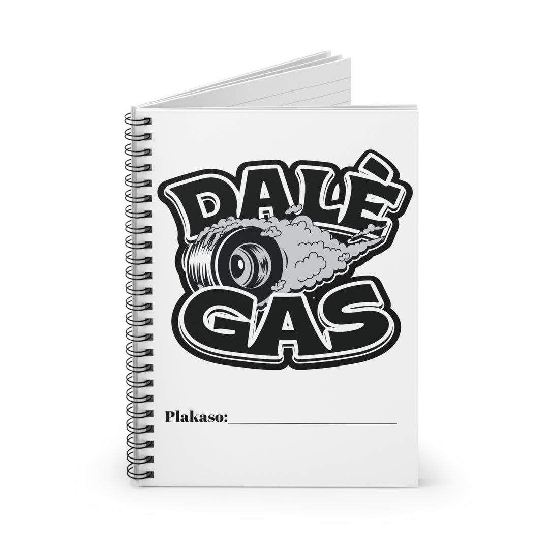 Editorial-style Dalè Gas spiral notebook product photo
