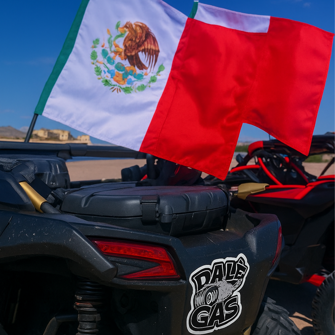 Dalè Gas sticker black and white burnout tire design