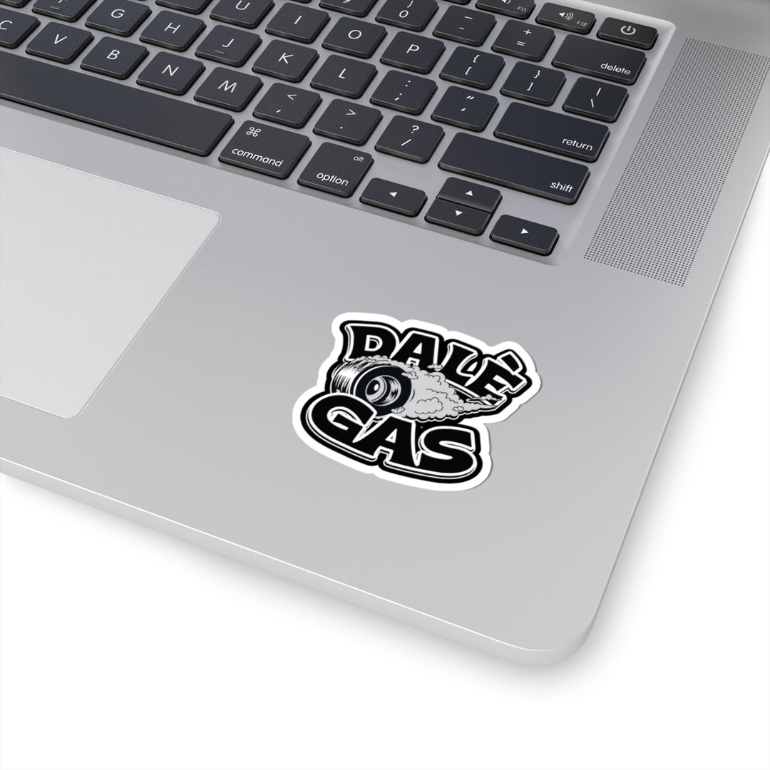 Dalè Gas sticker with crisp monochrome design