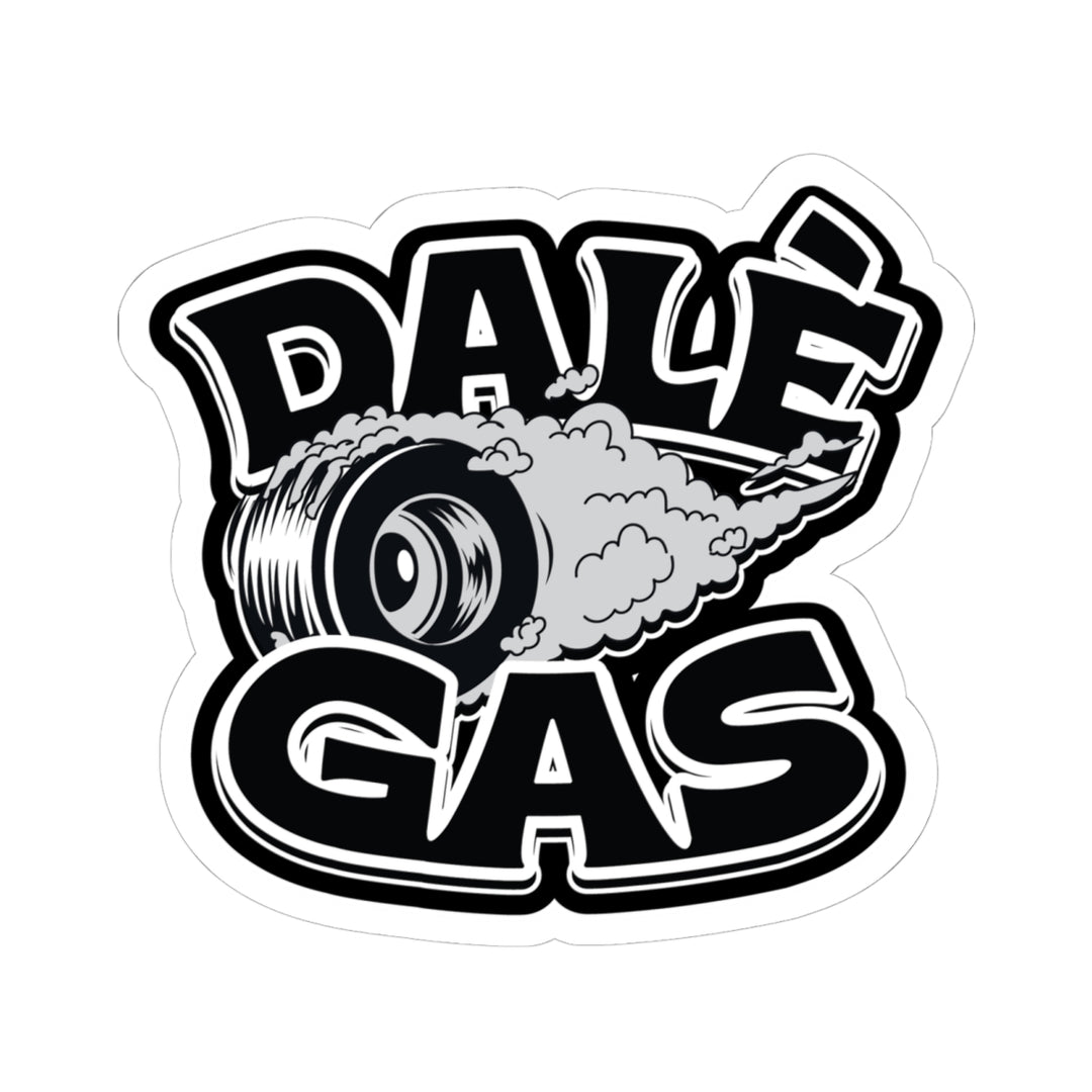 Car culture inspired Dalè Gas sticker design