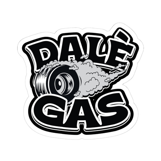Car culture inspired Dalè Gas sticker design