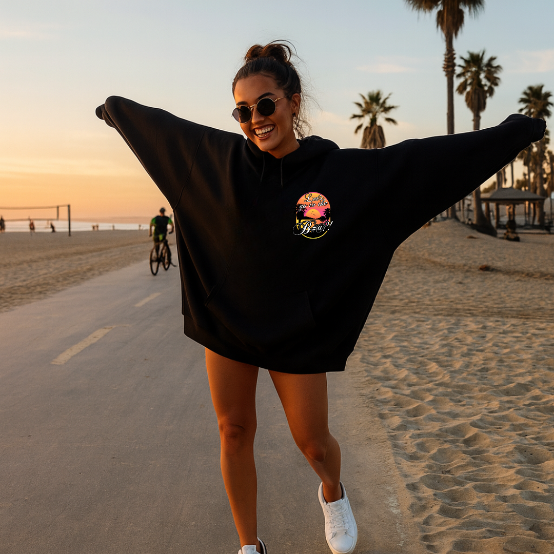 Lets Go To The Bitch Sweater, Cozy Unisex Hoodie for Students, Graduation Gift, Trendy Campus Wear, Unique College Apparel