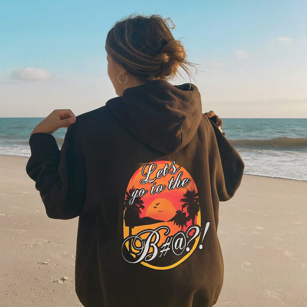 Lets Go To The Bitch Sweater, Cozy Unisex Hoodie for Students, Graduation Gift, Trendy Campus Wear, Unique College Apparel