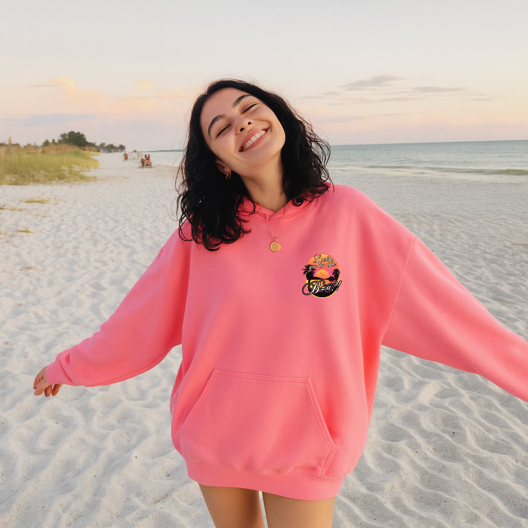 Lets Go To The Bitch Sweater, Cozy Unisex Hoodie for Students, Graduation Gift, Trendy Campus Wear, Unique College Apparel