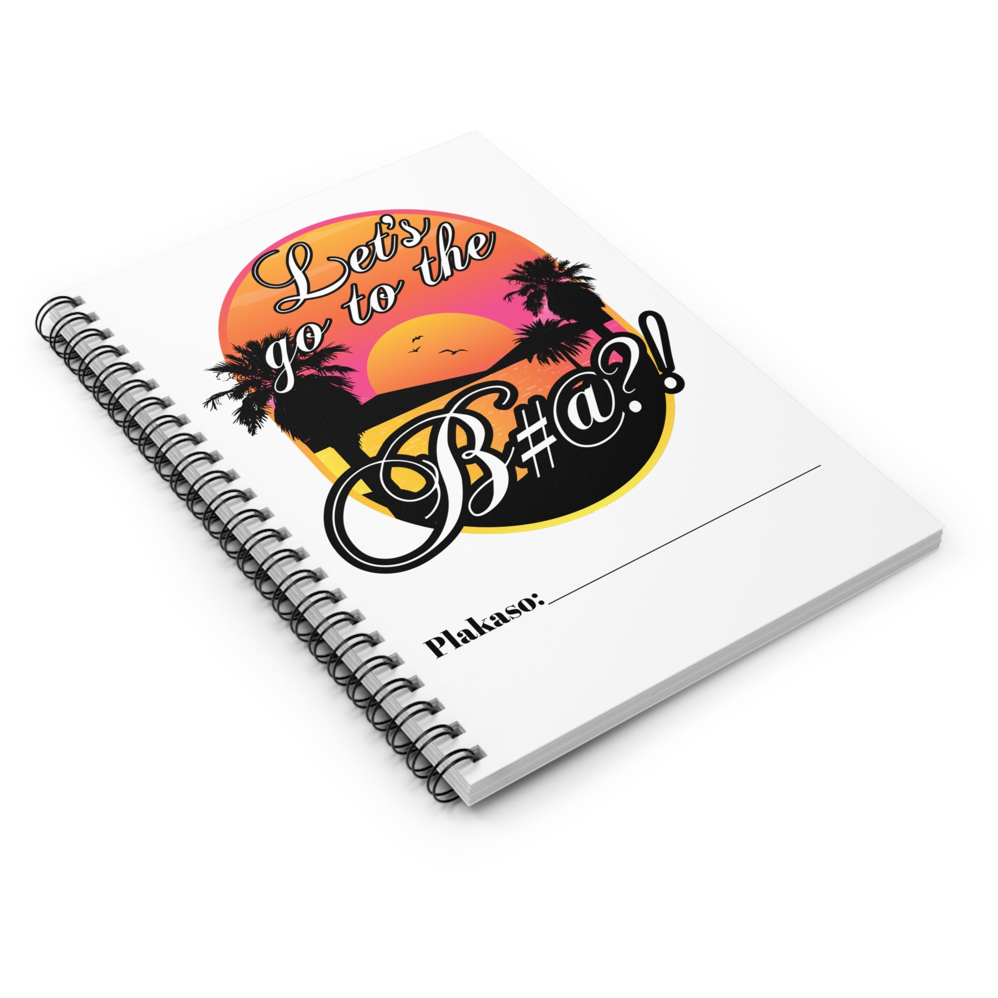 lets go to the bitch spiral notebook cultural pride stationery accessory