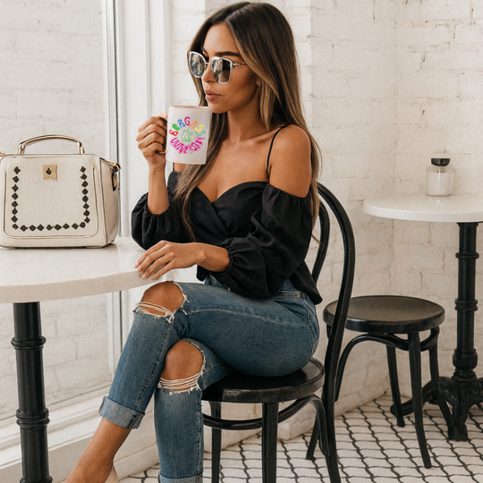 Me Vale Bergass 🎓 University Colorful Accent 💡 Coffee Mug | Fun Gift Drinkware