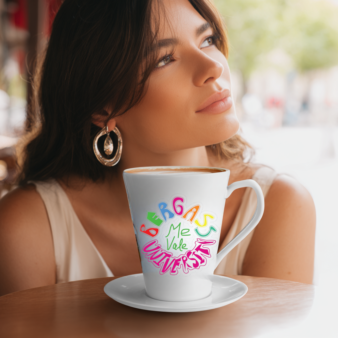 Me Vale Bergass University Latte Mug, 12 oz