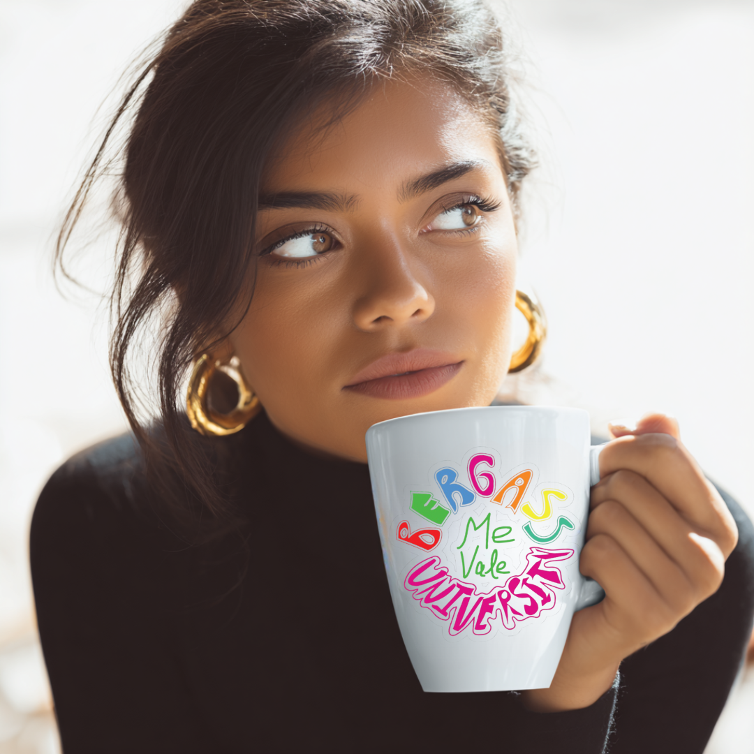 Me Vale Bergass University Latte Mug, 12 oz