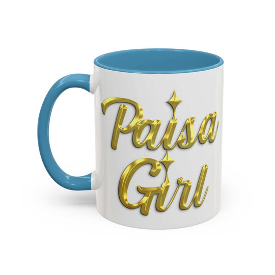 Paisa Girl Colorful Accent Coffee Mug