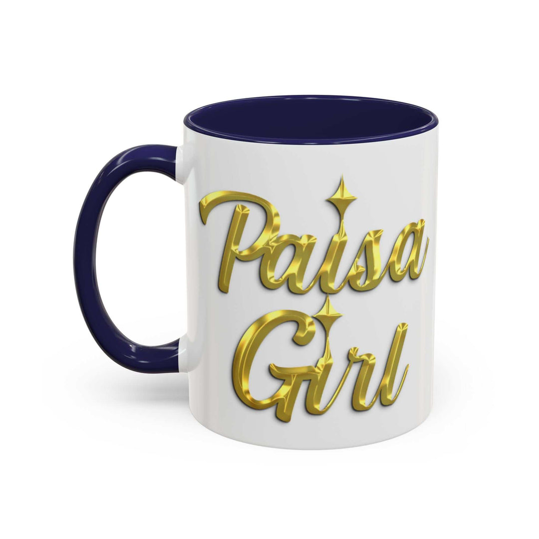Paisa Girl Colorful Accent Coffee Mug