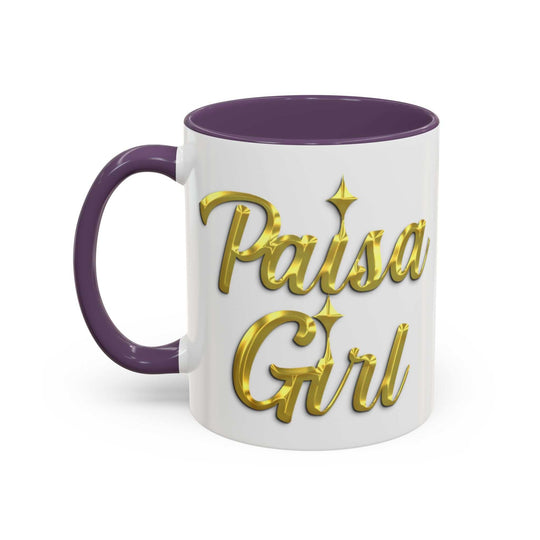Paisa Girl Colorful Accent Coffee Mug