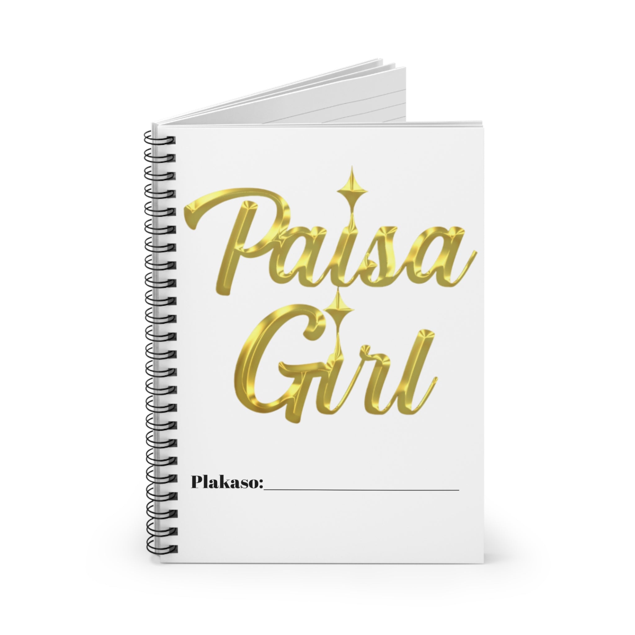 Paisa Girl spiral notebook for school, journaling, and writing
