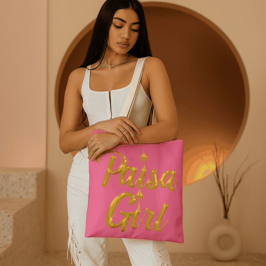 Paisa Girl Pink Tote Bag
